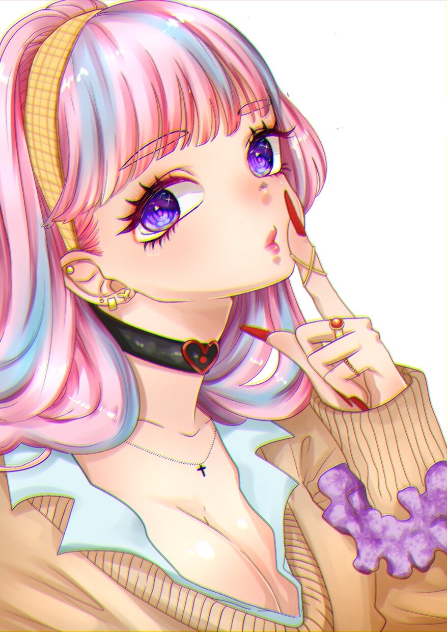 アイコン、ヘッダー、1枚絵何でも描きます アニメ塗り、厚塗り対応しております！ イメージ1