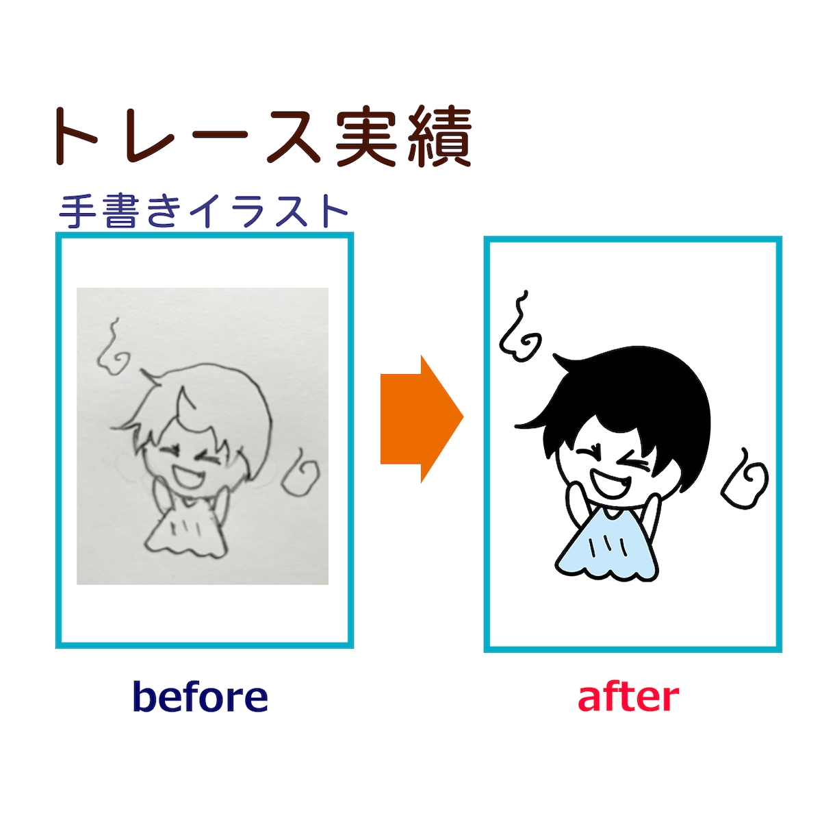 ロゴ、イラスト、粗い画像などをデータ化いたします 貴方の大切な素材を丁寧にトレースいたします（お急ぎ対応も可） イメージ3