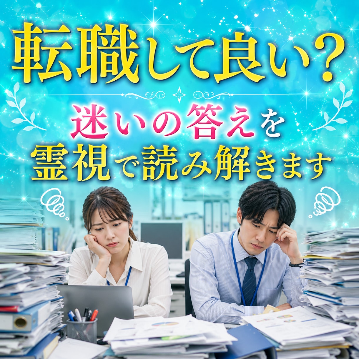 転職して良い？迷いの答えを霊視で読み解きます 仕事の選択は、人生の選択。あなたの魂は何を望んでる？ イメージ1