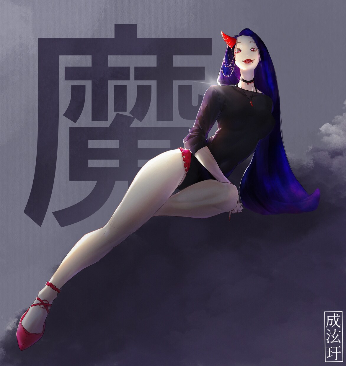 イラストを描きます 角があるキャラクターとか女の子が得意です。 イメージ4
