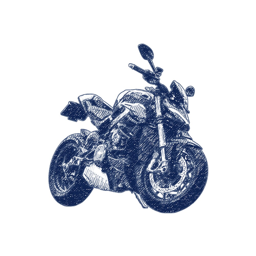写真から味のあるペン画風愛車イラストを制作します 線の表情を楽しむ、手描き風イラスト イメージ9