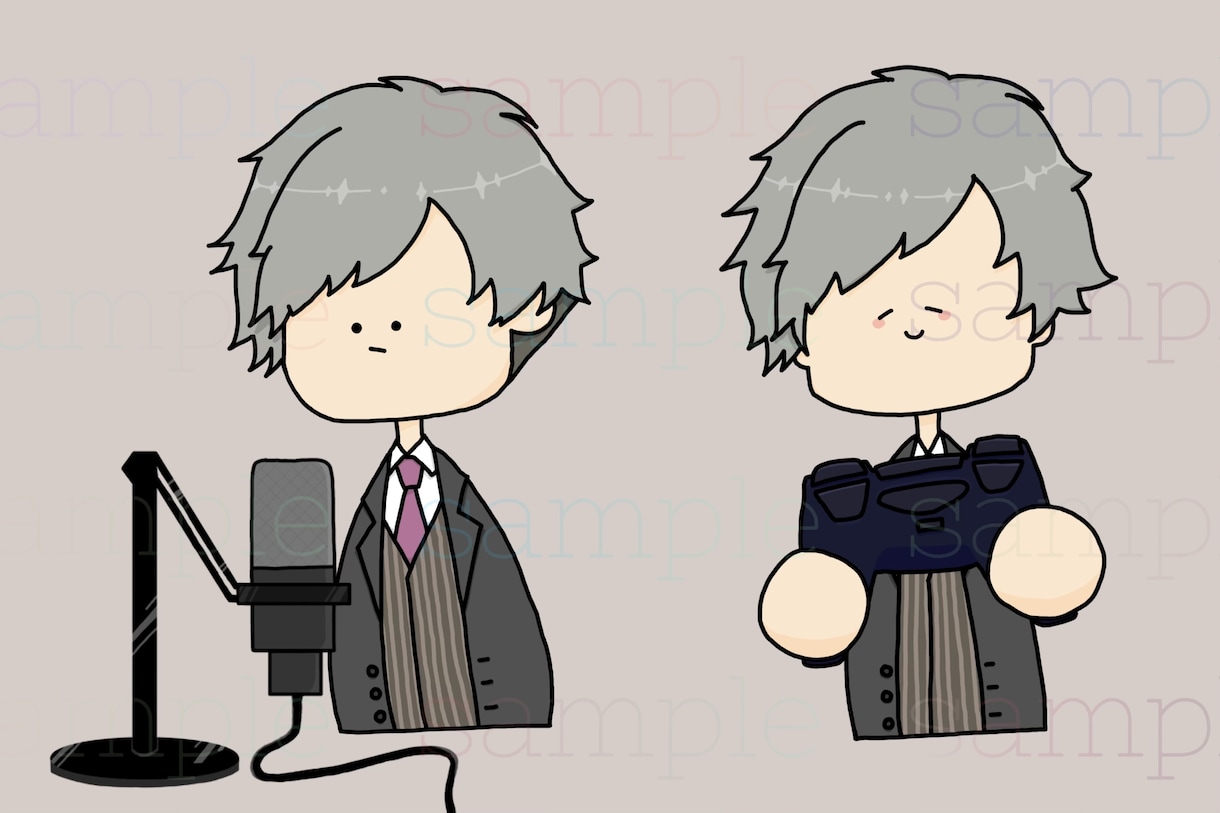 商用利用OK！ゆるふわデフォルメキャラ描きます ◎配信、TRPG、グッズなど用途に合った立ち絵を制作します！ イメージ9