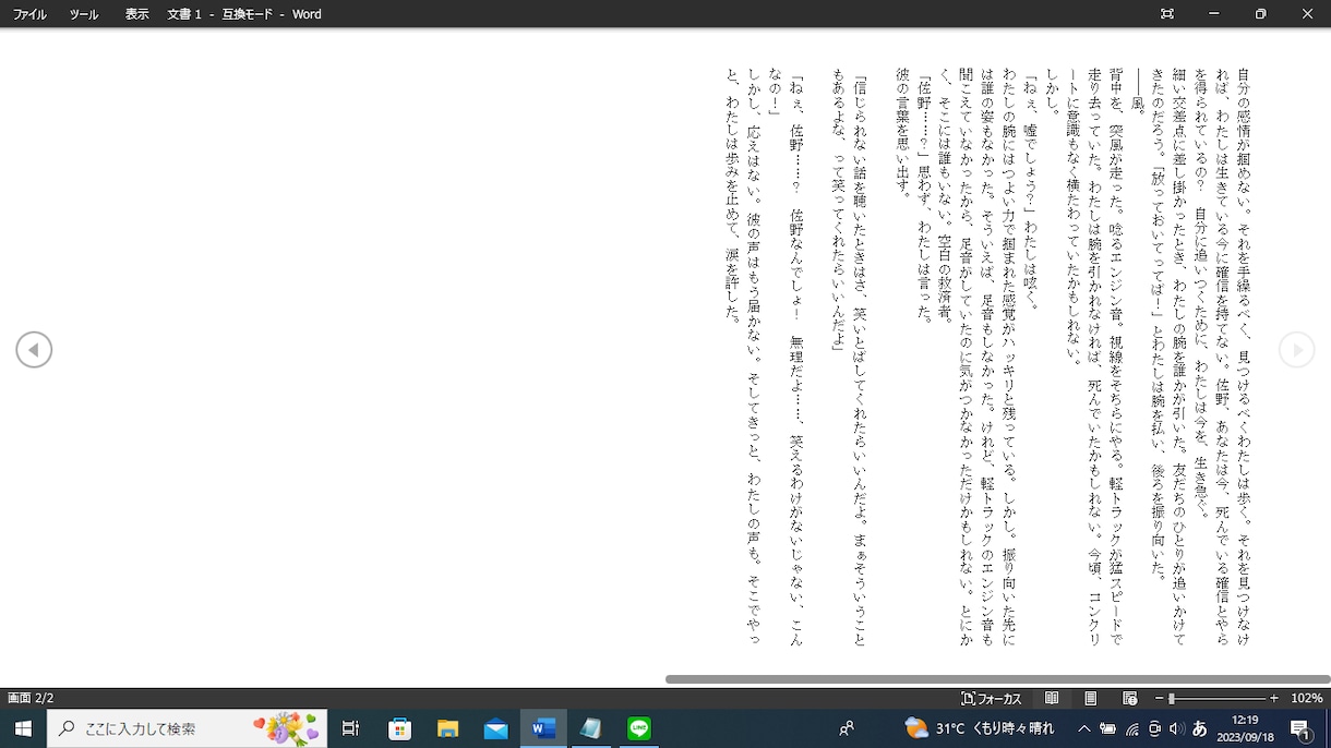 あなたの考えたシナリオやあなたの人生を小説にします あなただけの小説を一緒に作りましょう イメージ2