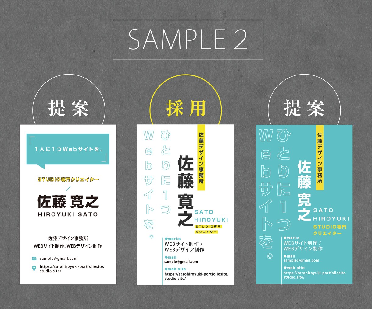 プロが「見つかる・伝わる」名刺をデザインします パフォーマーやクリエイターにオススメ！あなたを伝えるデザイン イメージ3