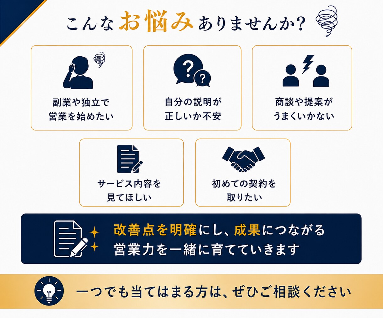 現役の営業部長が商談ロープレします 100名育成の経験で、商材に合わせた売れる型をご提案 イメージ6