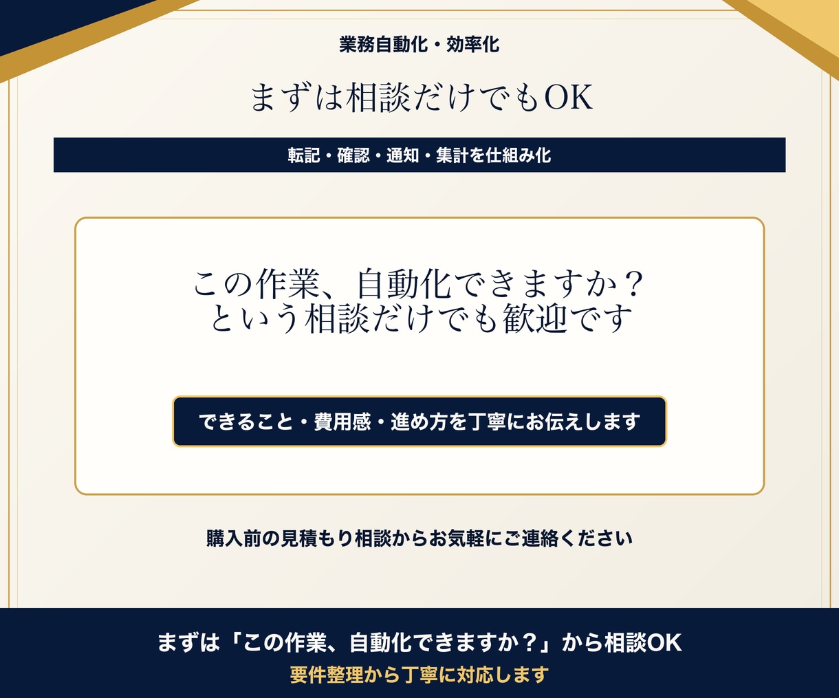 面倒な手作業をAIで自動化します 転記・確認・通知・集計を仕組み化 イメージ10