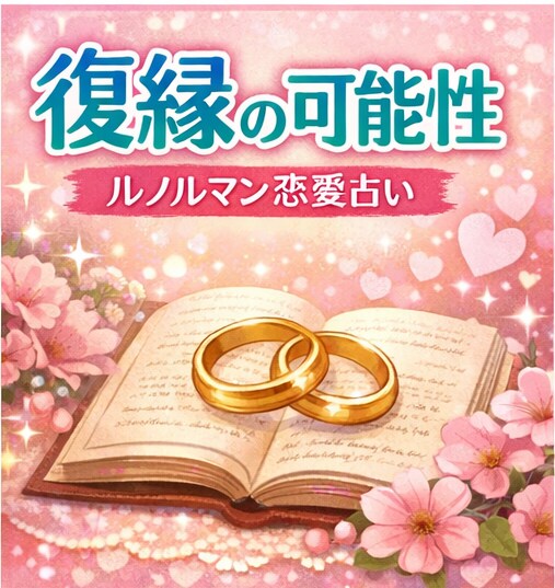 ルノルマン占い｜復縁の流れを読み解きます もう一度やり直したい恋の流れを読み解きます イメージ5