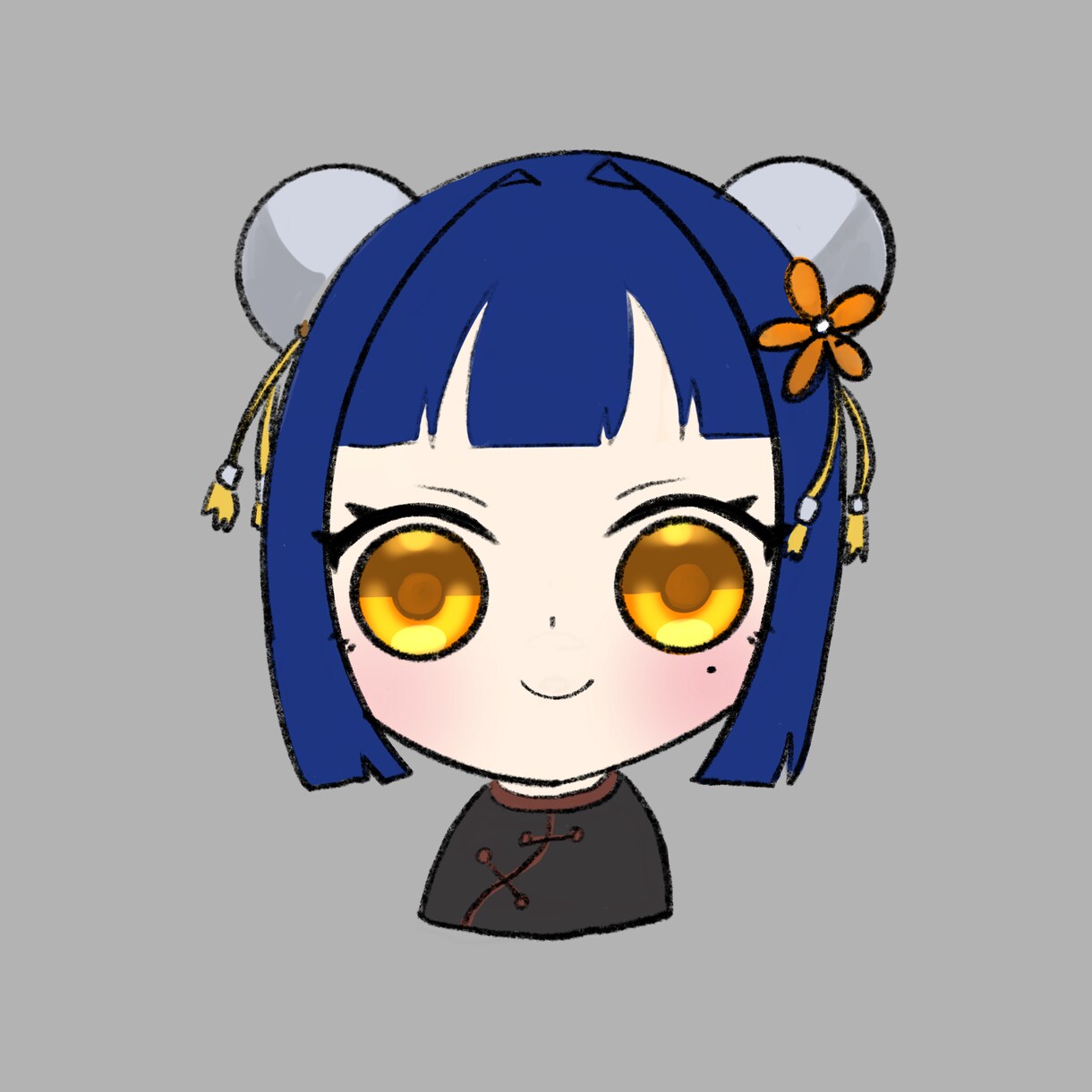 ミニキャラアイコン描きます お顔だけのデフォルメイラストです イメージ1
