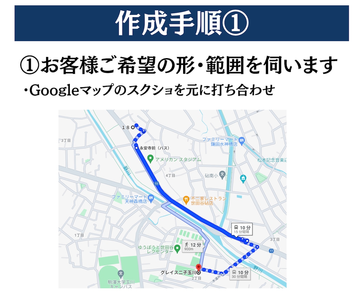 シンプルで見やすい地図作ります 不動産チラシ製作20年以上の実績があります イメージ2