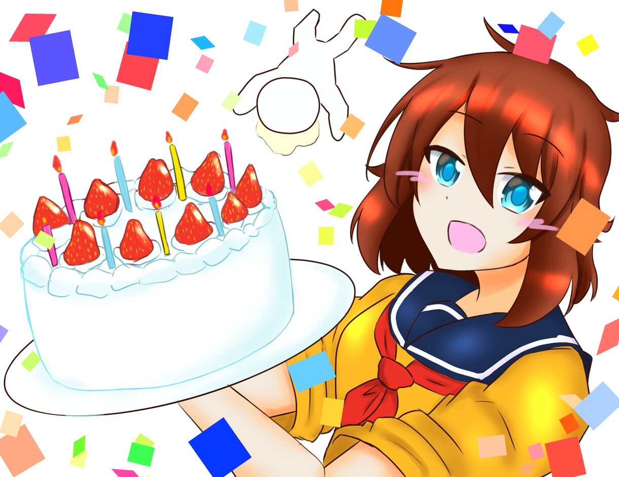 Vtuber向けイラスト描きます サムネなどで使えそうなイラスト描きます イメージ3