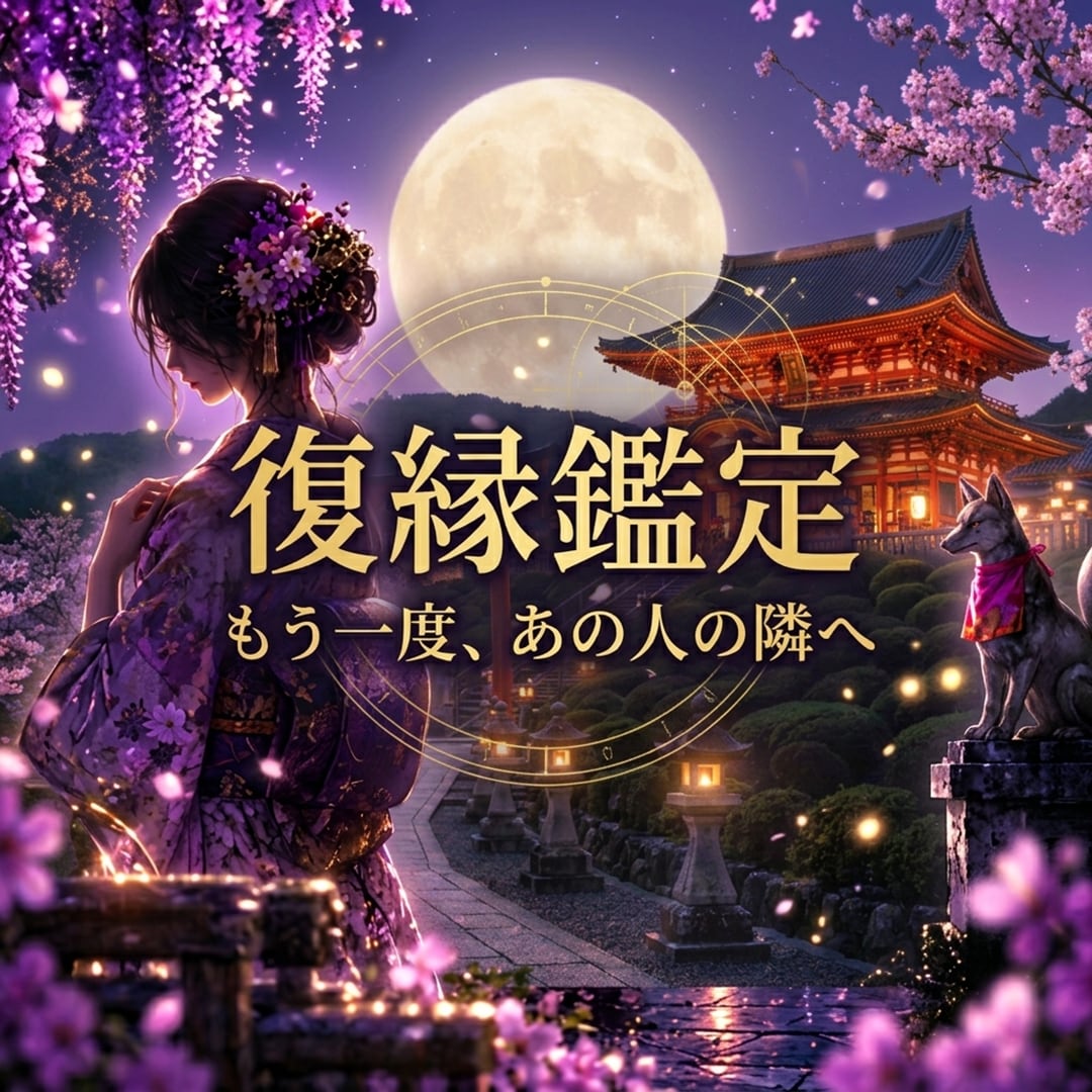 九星気学｜彼が復縁を望む本音、視えています やり直したい夜に、あなたの気持ちごとお預かりします イメージ1