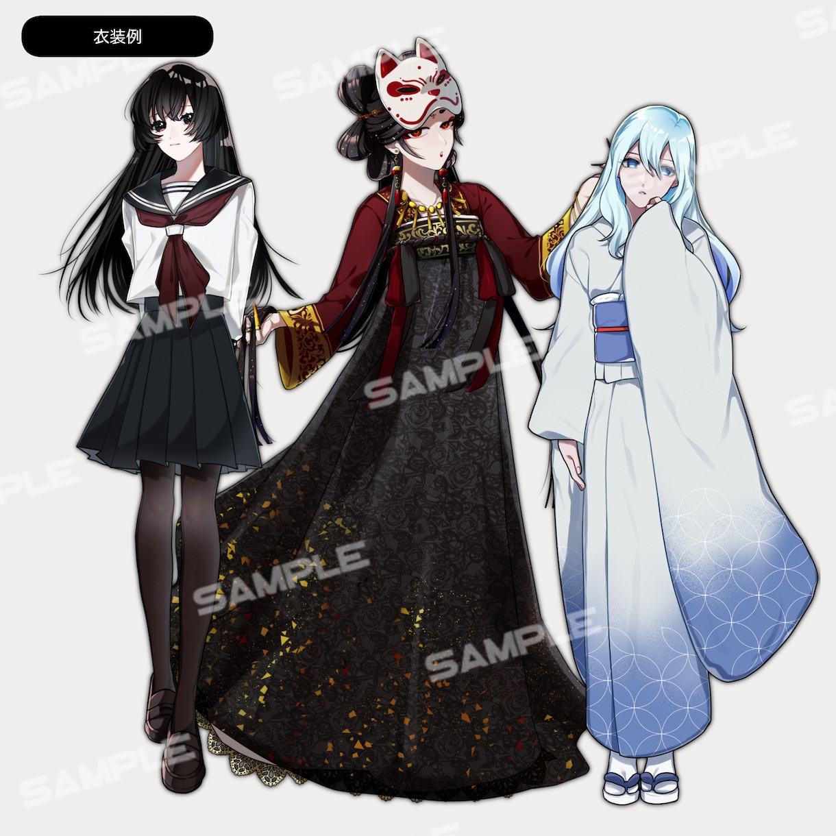 アイコン立ち絵ヘッダー作成承ります TRPG/SNS/動画サムネイル用 イメージ4