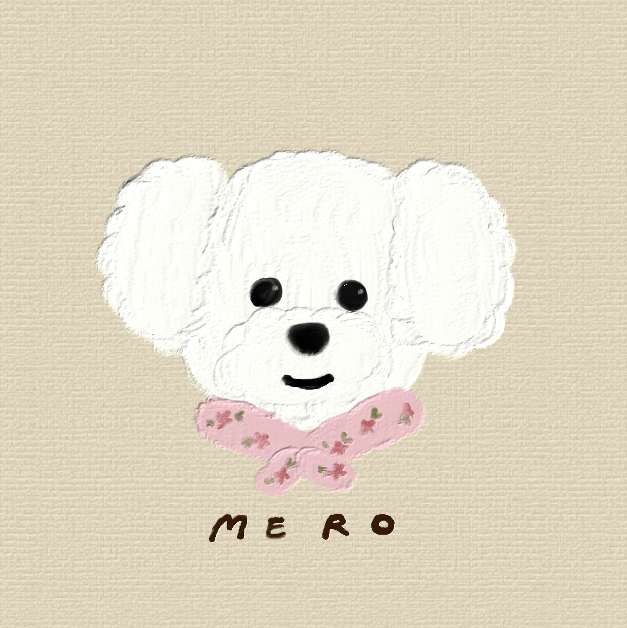 お家のわんちゃんほっこりイラストにします 絵の具でかいたようなあったかタッチでわんちゃんの絵を描きます イメージ6