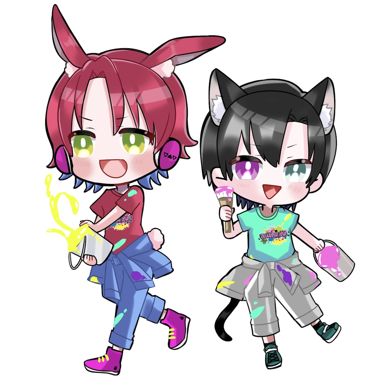ミニキャライラストかきます 貴方だけの可愛いミニキャライラストを作成します イメージ8