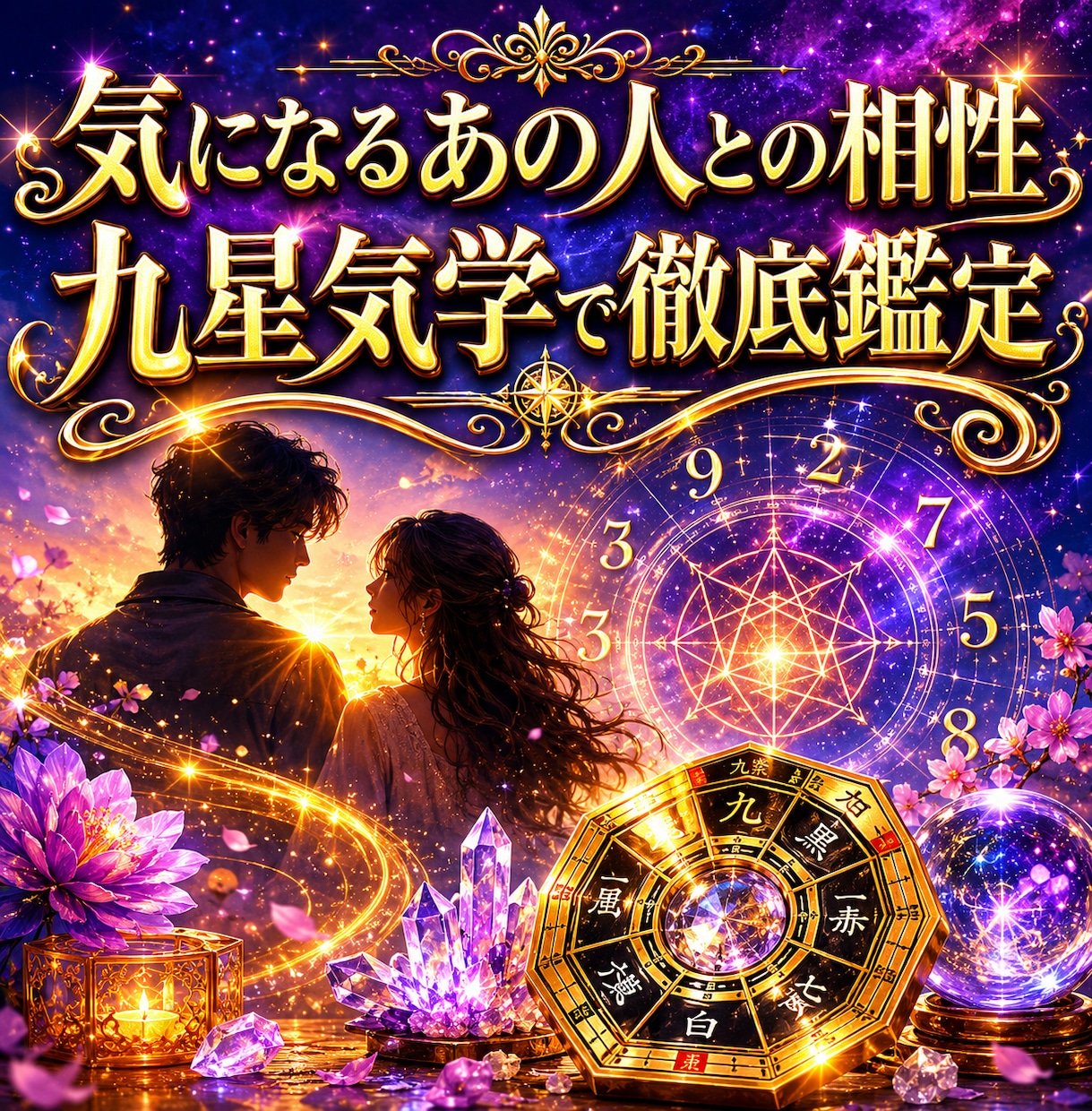 あの人との相性は？恋愛や職場の人間関係を占います 気になるあの人や職場での相性に特化！九星で視る対人関係診断 イメージ1