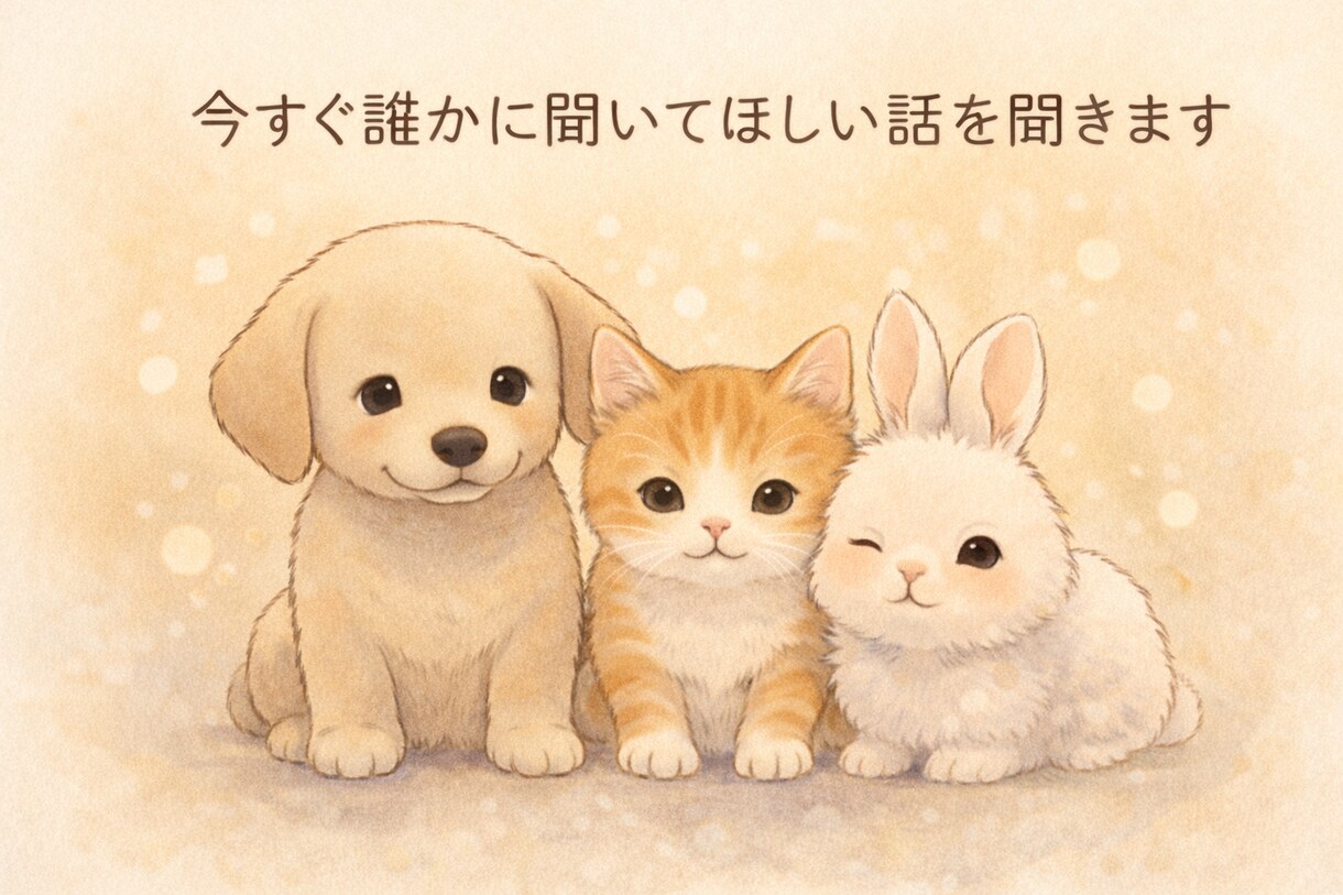 今すぐ誰かに聞いてほしい話を聞きます うまく話せなくても大丈夫です。何から話しても大丈夫です。 イメージ1