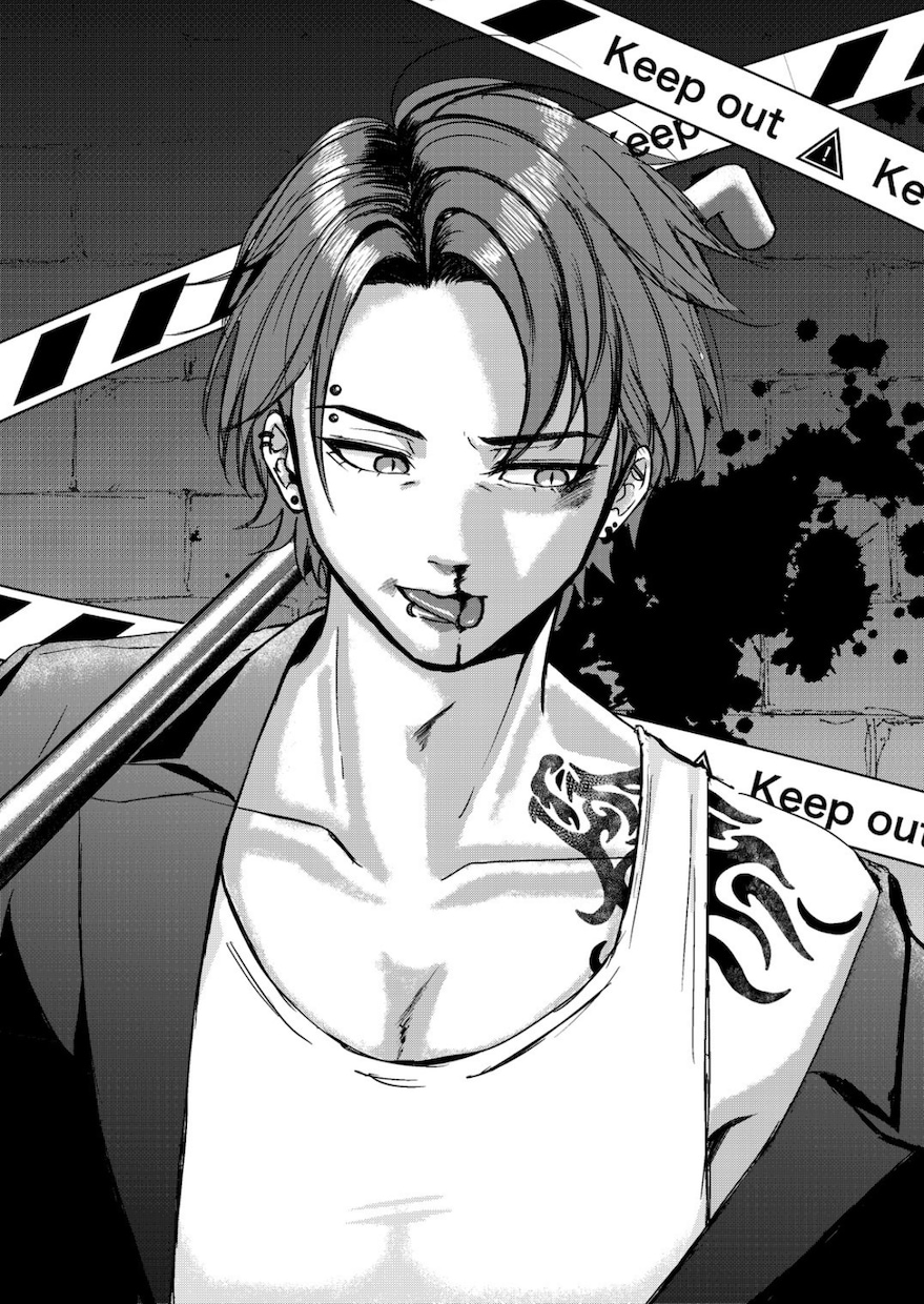 主に男の子をモノクロで描きます 10代～20代を対象にカッコイイ系のイラストを描きます イメージ4