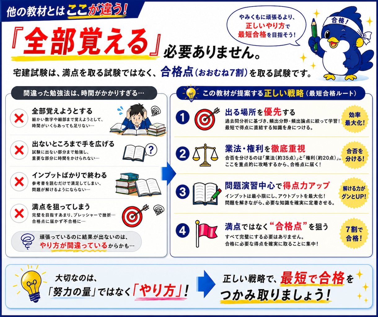 不動産ド素人が3ヶ月で宅建一発合格！勉強法教えます 宅建合格のカギは知識量じゃなく勉強法です！ イメージ7