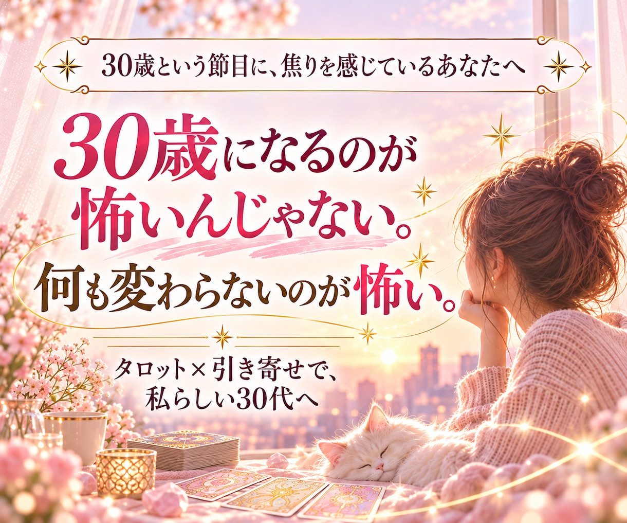 30歳を前に揺れるあなたの心を優しく整えます 「30歳までに」の焦りを手放して、私らしい未来へ イメージ1