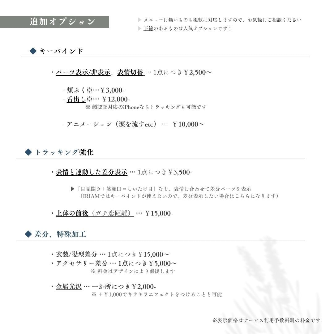 一枚絵可！パーツ分け&Live2Dモデリングします モデリングのみ。一枚絵パーツ分け、IRIAM、ケモノOK イメージ4