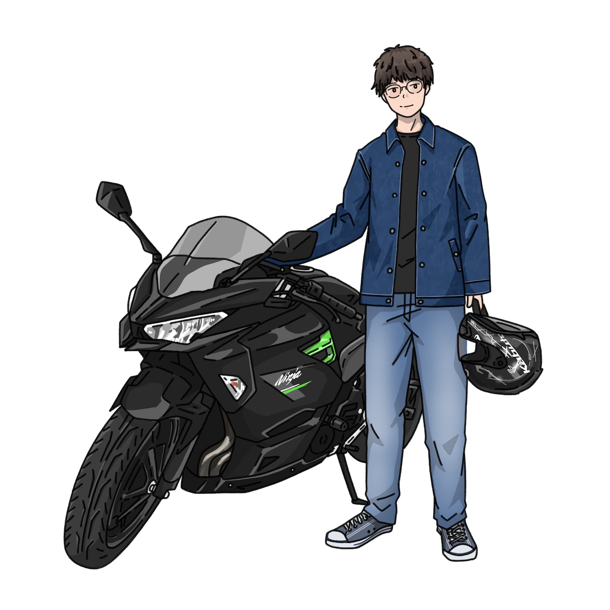商用OK！車・バイクなど乗り物イラストを描きます シンプルなイラストで幅広く使用可能！ イメージ2
