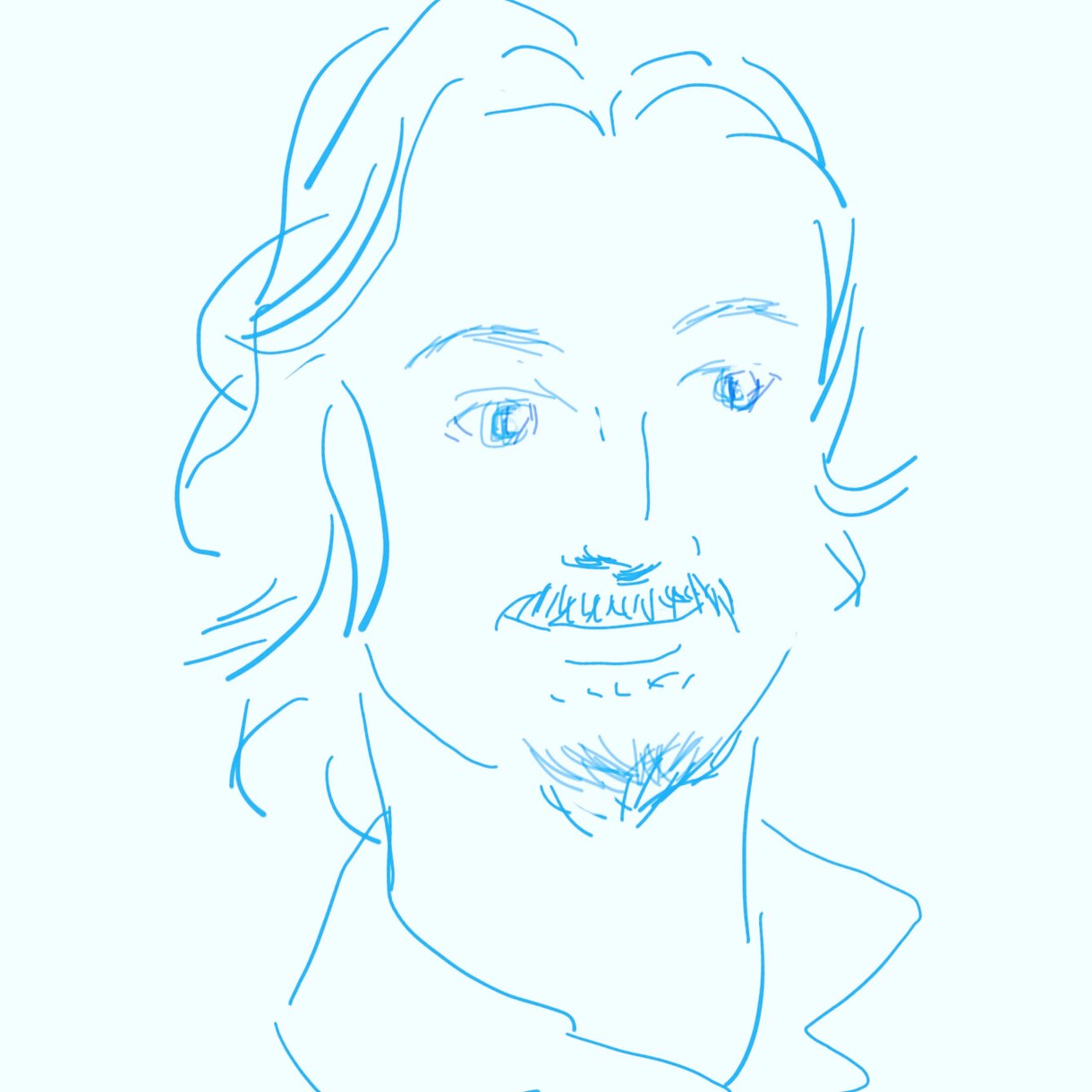 似顔絵アイコンを写真からお描きします レトロな雰囲気のイラストをアイコンにしてみませんか？ イメージ1
