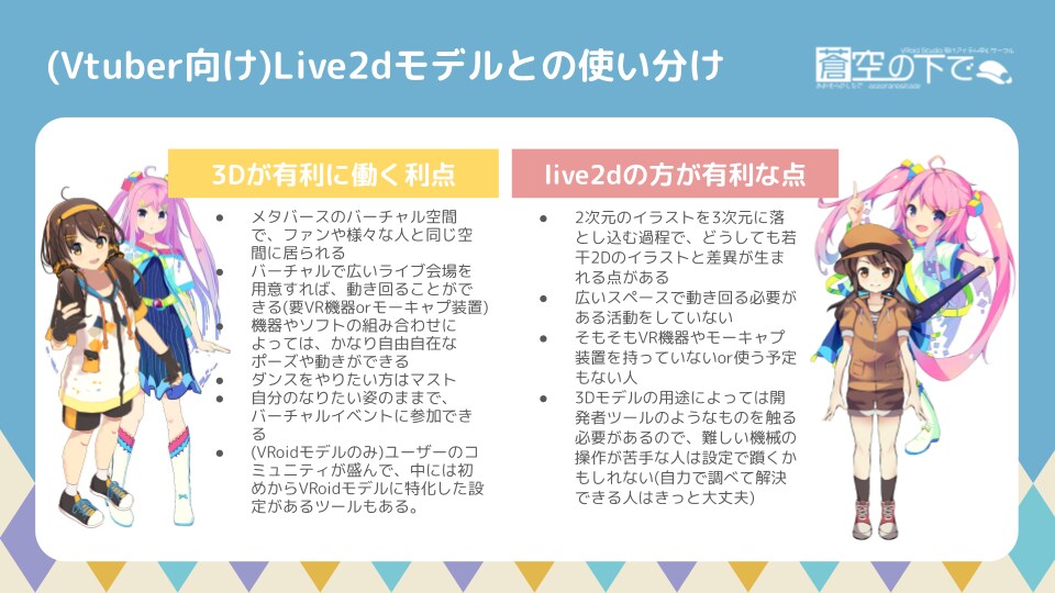 V活動に使える「イラスト風」3Dキャラを作ります 一般的な3Dモデルより扱いやすいVRoidであなたもV活！ イメージ6