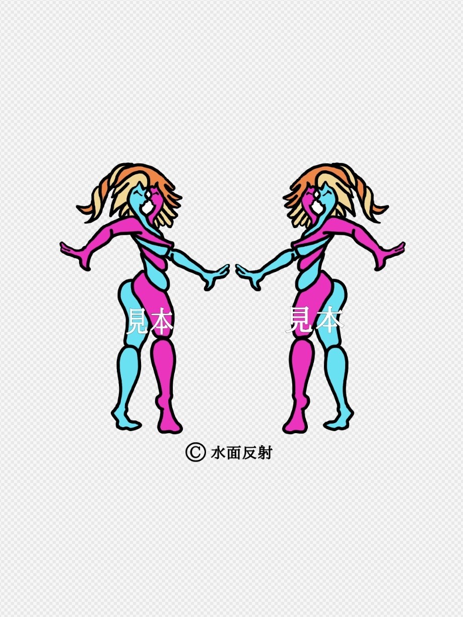 DNA二重螺旋キャラクターを描きます 有機キャラ『DNA螺旋キャラクター』のイラストを描きます。 イメージ2
