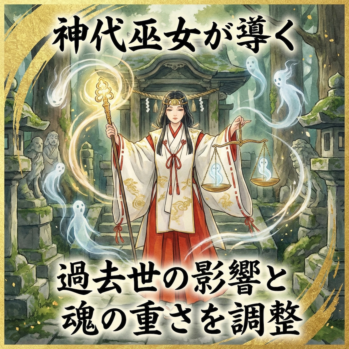 神代巫女が導く 過去世の影響と魂の重さを整えます 過去世の影響を整え魂の重さをほどき本来の軽さへ導く調整 イメージ10