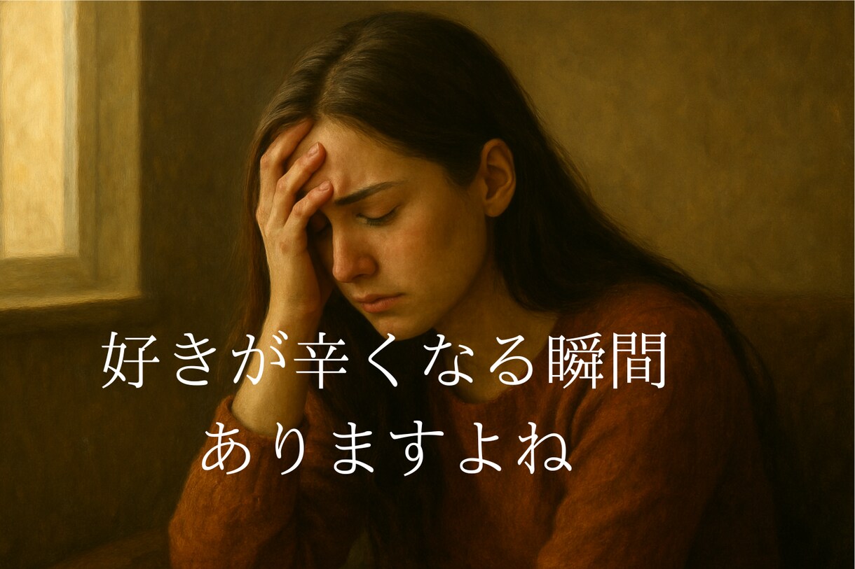 恋の悩み、一緒に考えます 恋愛相談　悩み相談　片思い　復縁　失恋 イメージ4