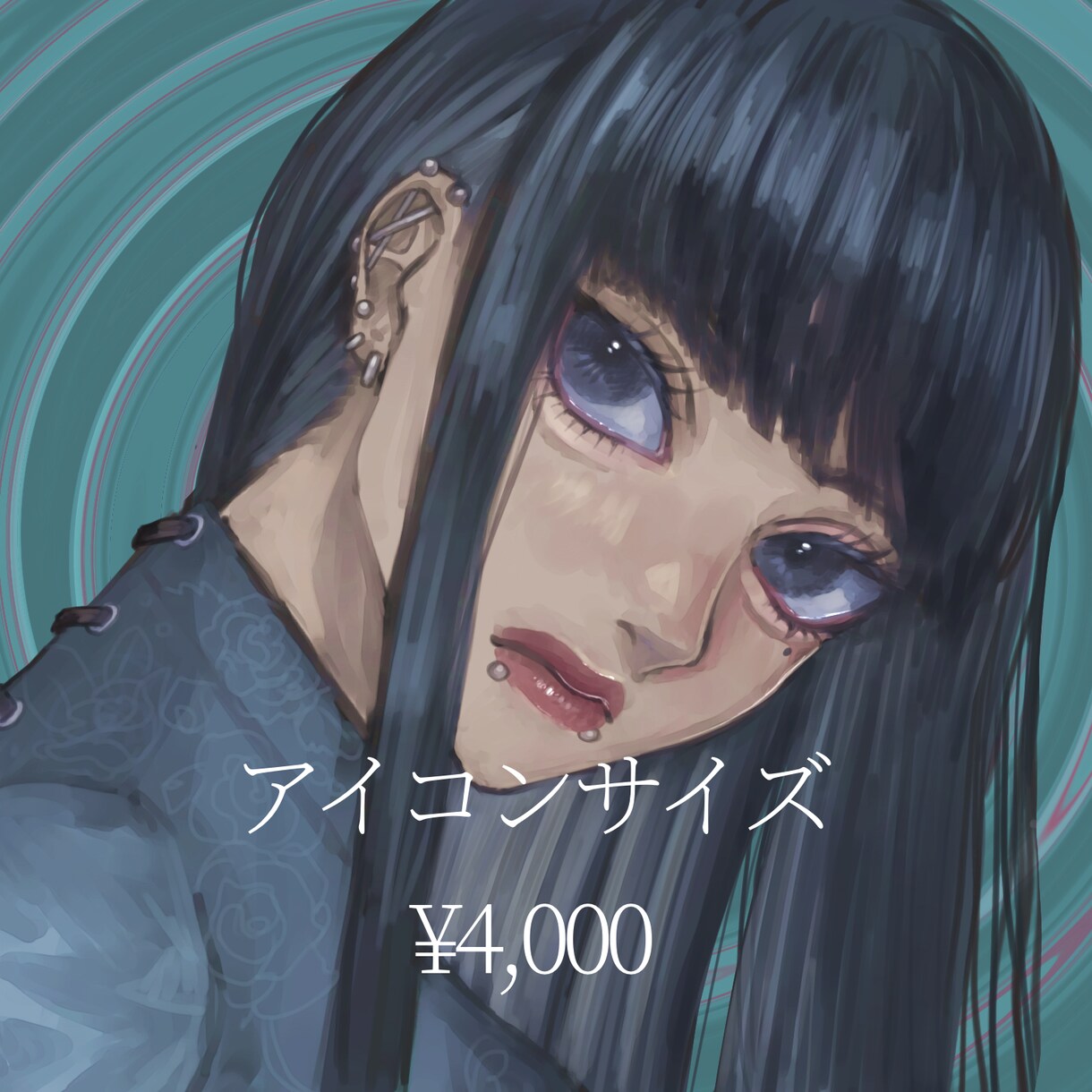 他と被らない美しいイラスト、アイコン描きます 人物をメインとしたイラスト、アイコンを描きます。 イメージ3