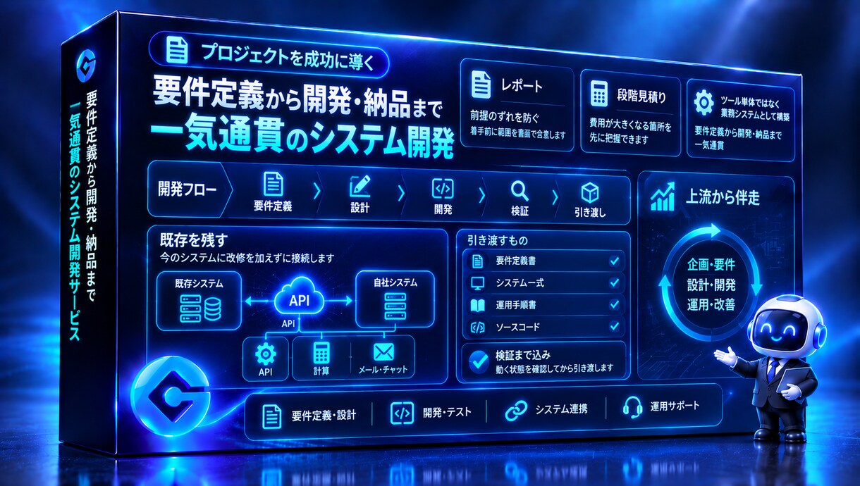 生成AIで業務自動化システムを開発します 複雑な業務をAIで仕組み化します イメージ1