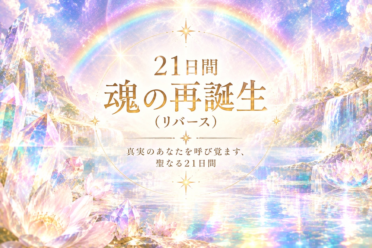 21日間で本来の自分へ還る魂のチャネリング届けます 魂のアップデート・プログラム｜高次元ソウルリーディング鑑定 イメージ1