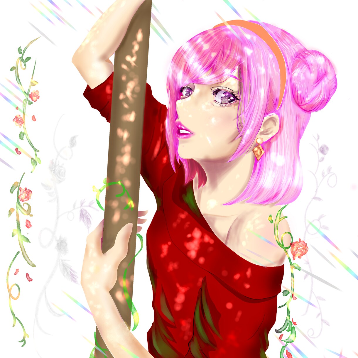 SNSでのアイコンを描きます 似顔絵からアニメキャラのオリジナル構図 イメージ1