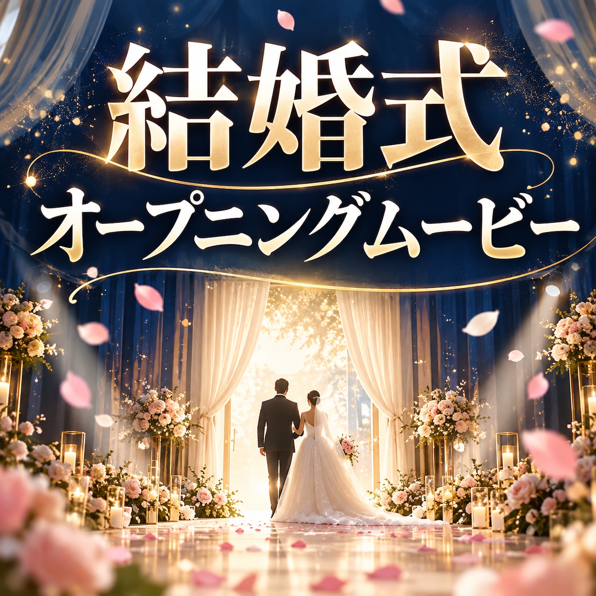 結婚式オープニングムービーを作成します 披露宴の始まりを華やかに演出します イメージ1