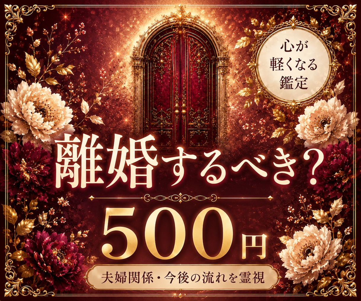離婚するべき？あなたを後悔しない選択へ導きます 離婚か修復か…。一人で答えを出せないあなたへ。 イメージ1