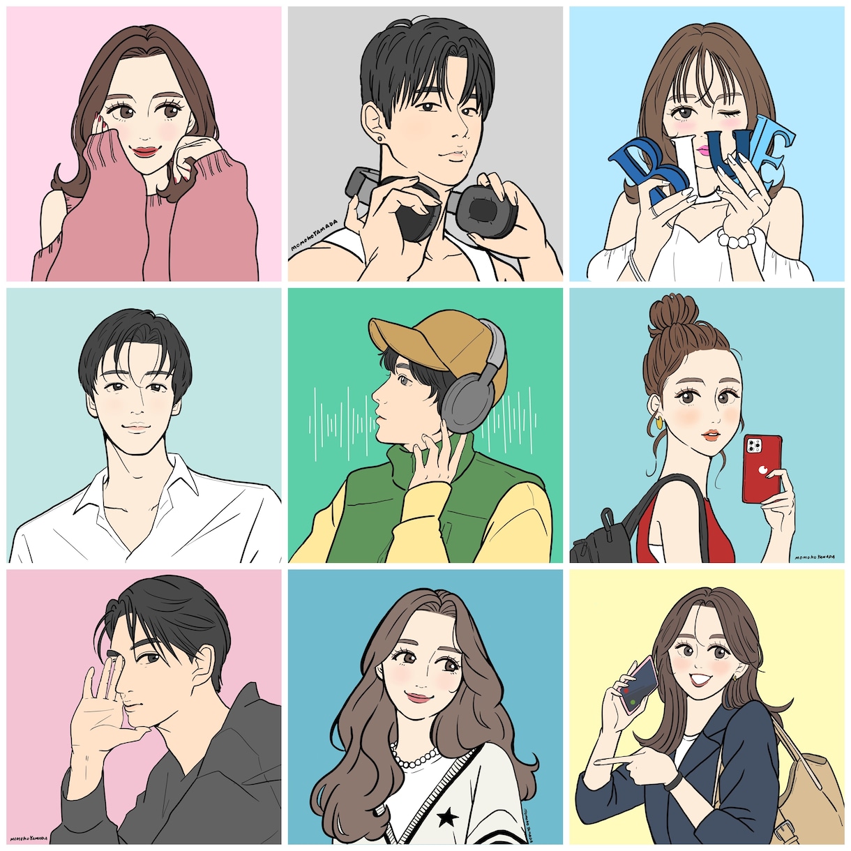 差がつく！早い納品！適切で魅力的なイラスト描きます アイコン/女性/男性/ジム/ダイエット/シンプ/星座/漫画 イメージ9