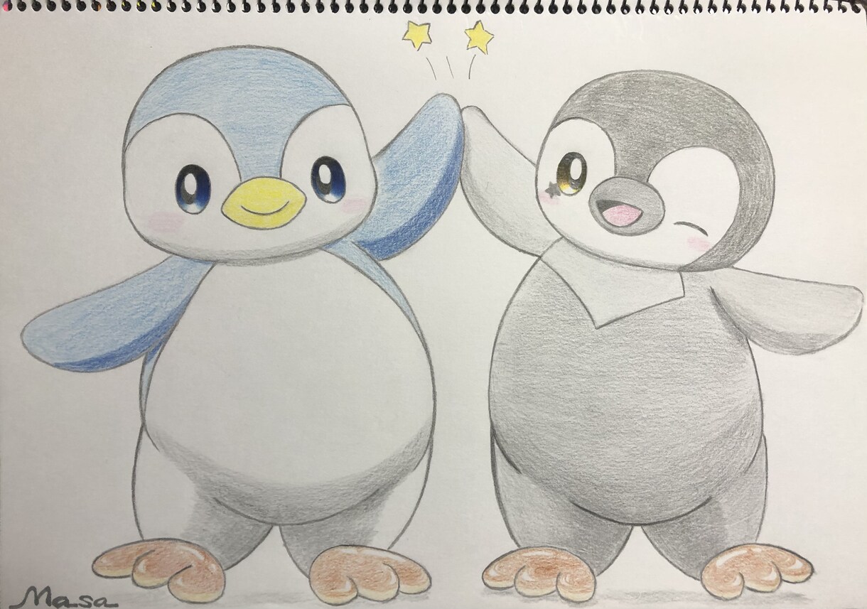 かわいい手描きのイラスト描きます 思わず抱きしめたくなる、ふんわりした柔らかな創造 イメージ2