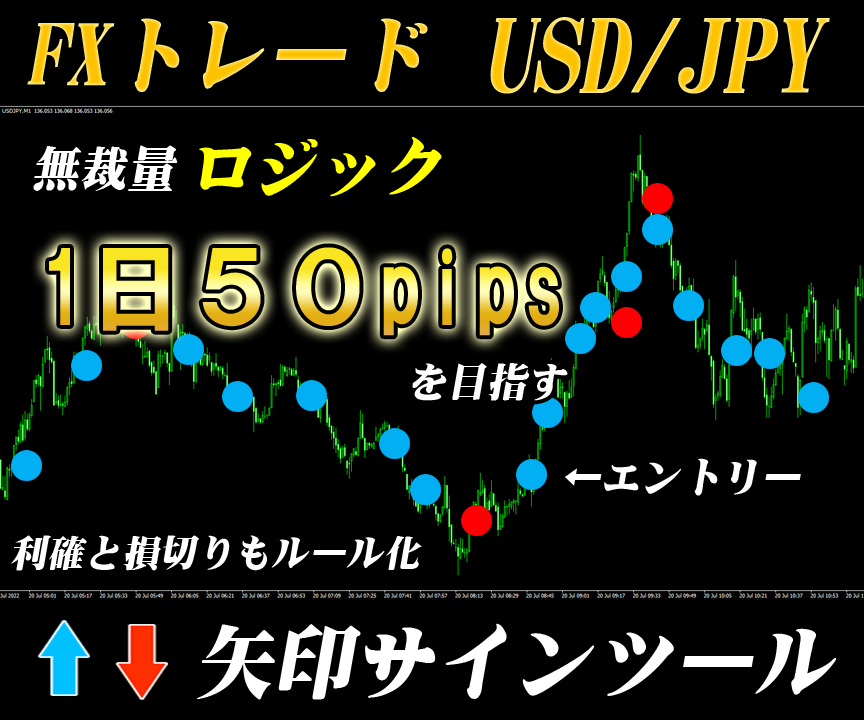 FXの専業トレードでマスターした手法を伝授します 長年FXで取引して来た秘伝の安定型トレード手法です。 イメージ1
