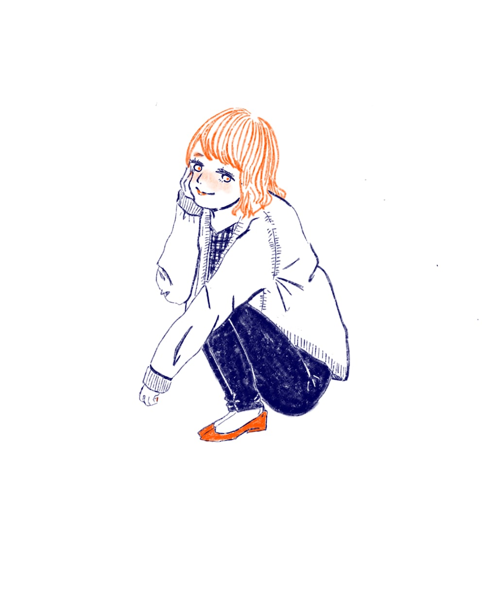 商用利用OK★2色でイラスト描きます シンプル<個性<お洒落　あなただけのイラストをお描きします！ イメージ4
