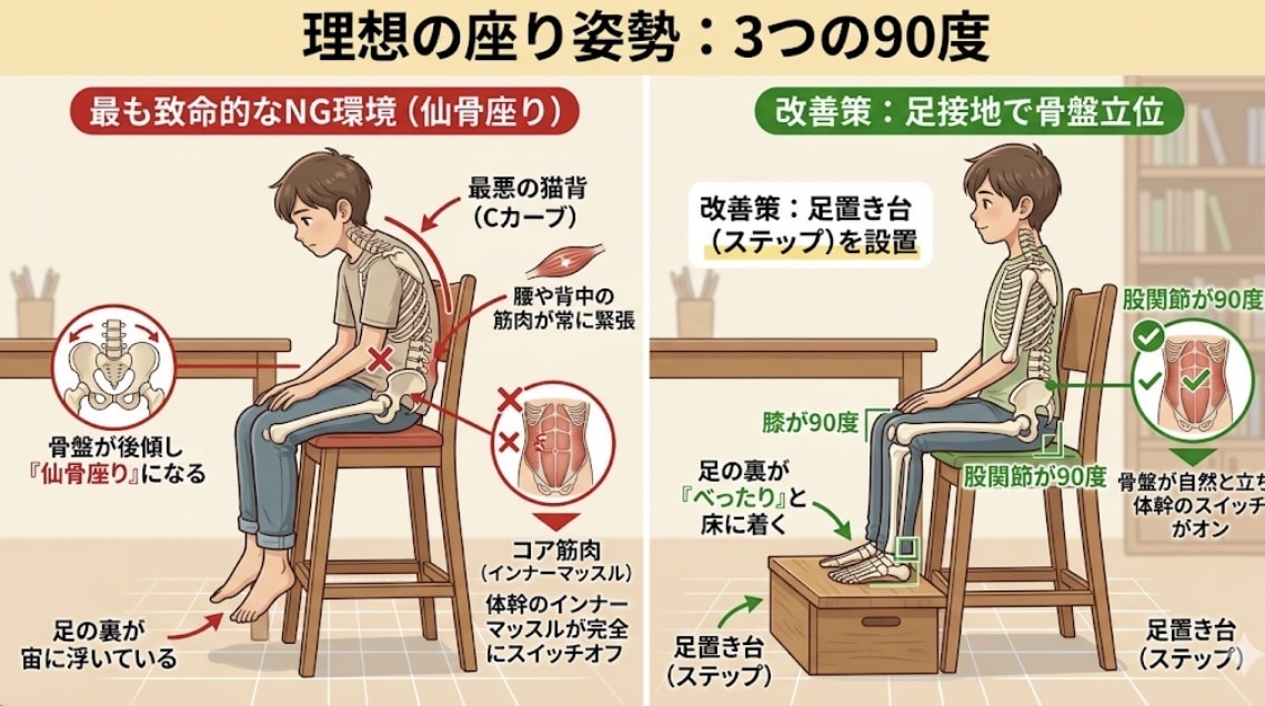 理学療法士がお子様の姿勢＆お部屋環境を分析します スマホ写真でOK！プロの視点で我が子の才能と運動神経を伸ばす イメージ3