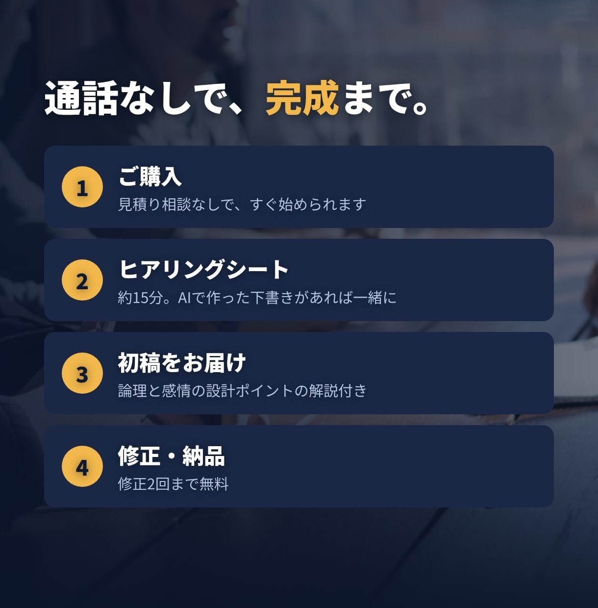 テレアポ台本・トークスクリプトを作ります 断り文句への切り返し5つと、セリフのねらい付き イメージ5