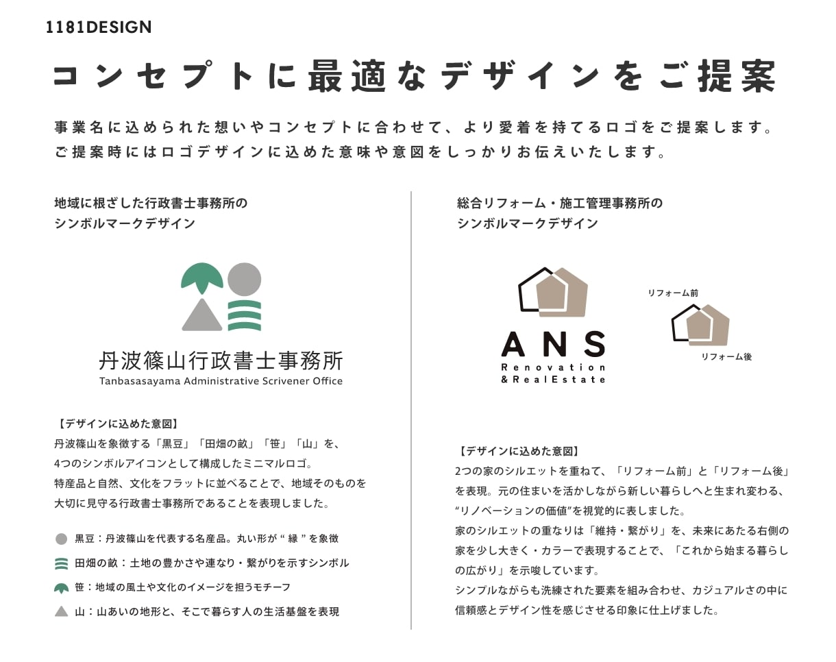 3案提案｜信頼×柔らかさ。モダンなロゴを制作します 丁寧な対応 | 修正無制限 | 著作権譲渡 & AIデータ込 イメージ4