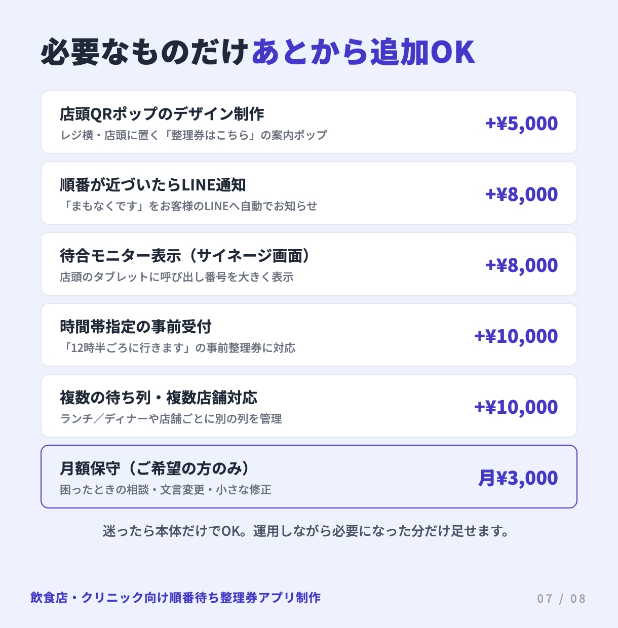 行列・順番待ちのWeb整理券アプリを制作します 店頭の行列を、スマホで取れる順番待ち整理券に イメージ7