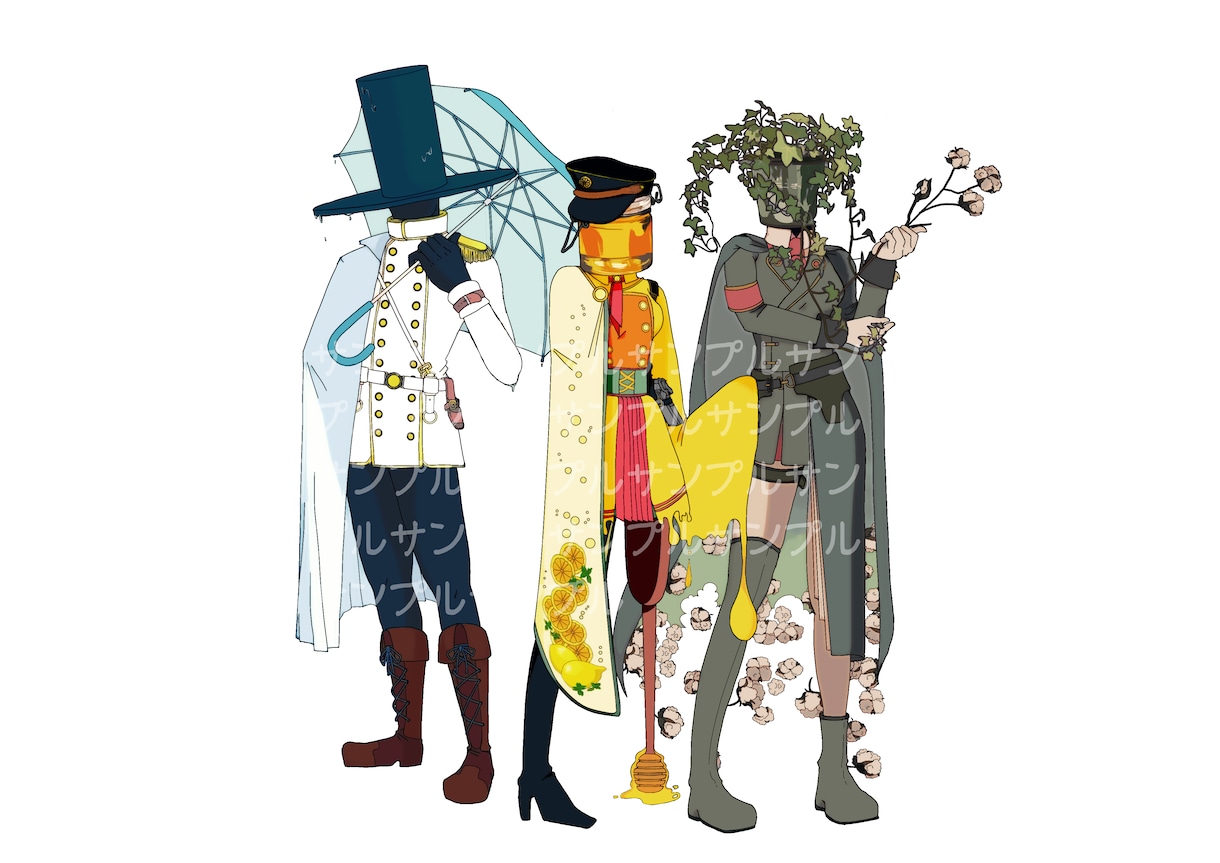 TRPG等の立ち絵描きます TRPGやIRIAMなどの立ち絵だけが欲しい方に！ イメージ7