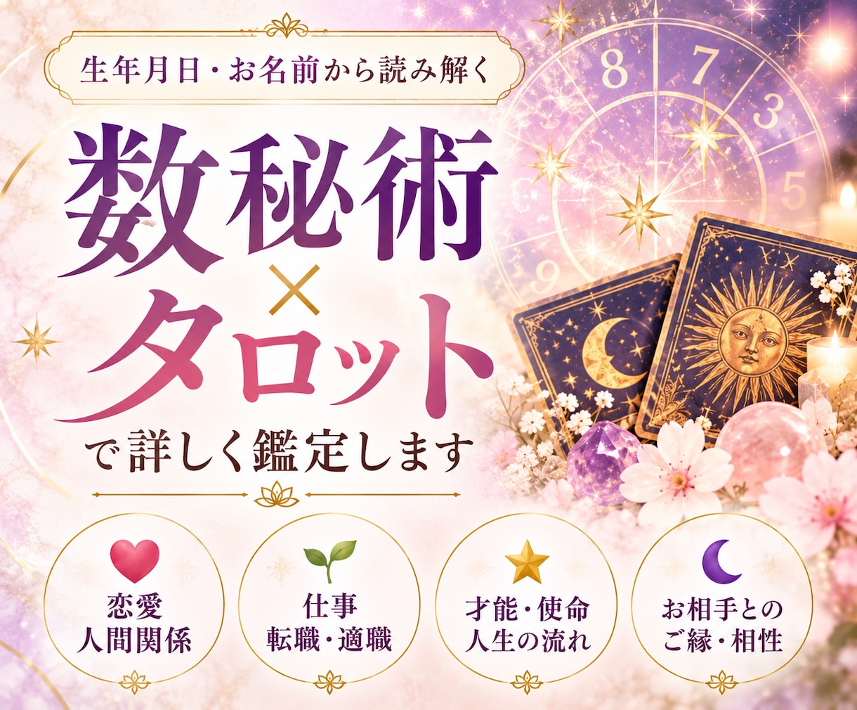 迷っているあなたのこれからの道を占います あなたらしい一歩を見つけるお手伝いをします イメージ1