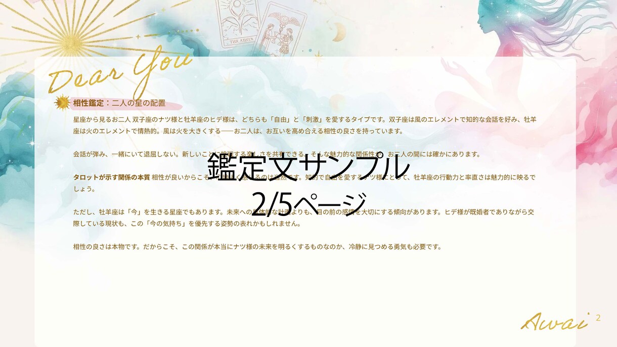 恋愛の構造整理サポート：24時間以内に答えます 【お相手あり恋愛特化】片想い・交際中・復縁・複雑愛・夫婦問題 イメージ3
