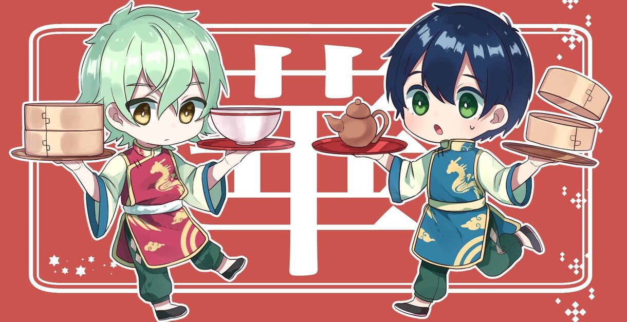 かわいいアイコンやグッズ絵描かせていただきます 等身大~デフォルメの目を引くイラスト制作致します！ イメージ7