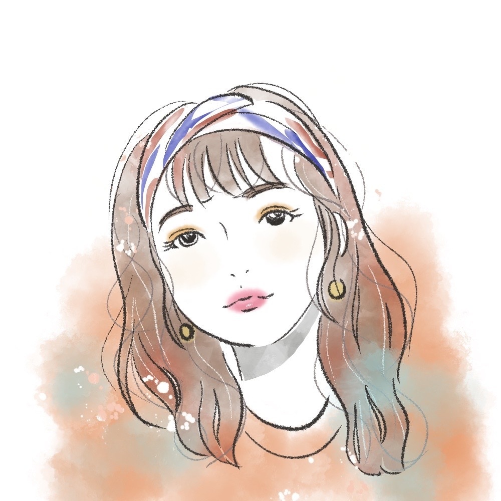 ふんわりお洒落な水彩タッチのアイコン描きます SNSに！印象的な似顔絵アイコンを制作します。今なら格安！ イメージ10