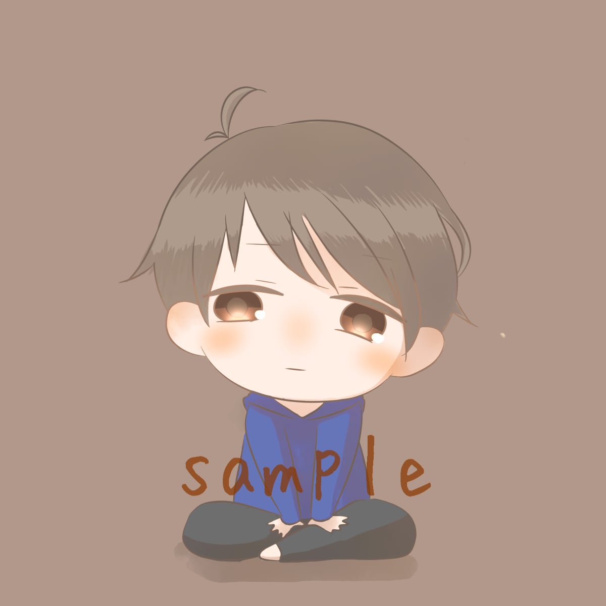 SNS等で使えるゆるいミニキャラアイコン描きます 自分だけのアイコンが欲しい方へ！ イメージ1